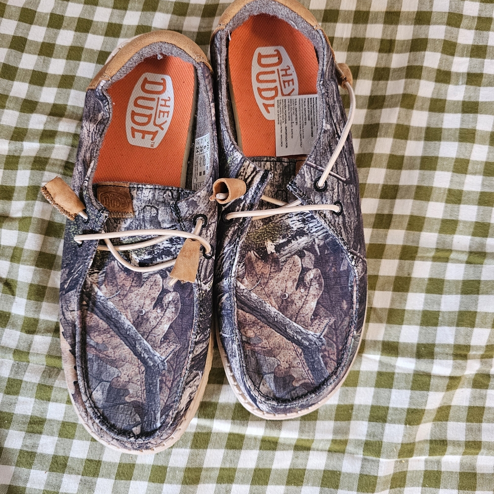 Hey Dude Camouflage Slip-On Shoes